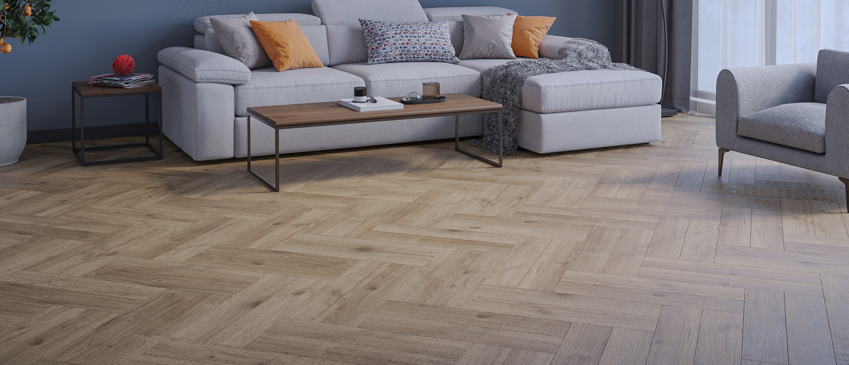 Ламинат My Step Херрингбон Манор+ Дуб Сурин MS3510